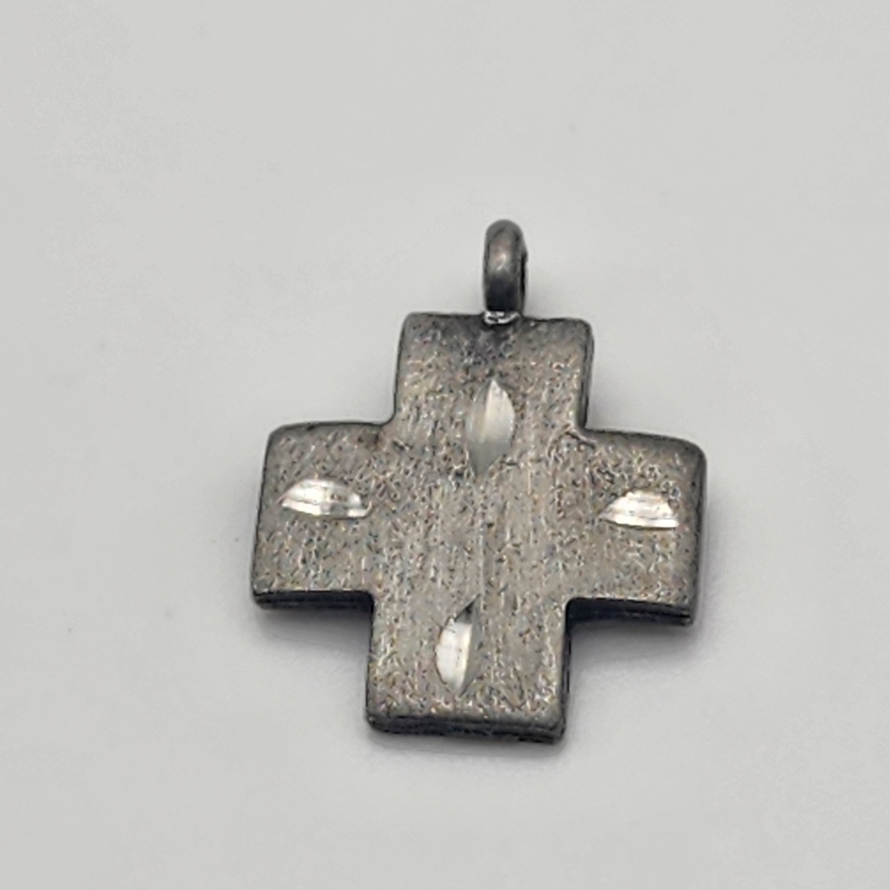 Jonette Jewelry Silver Tone Cross Pendant